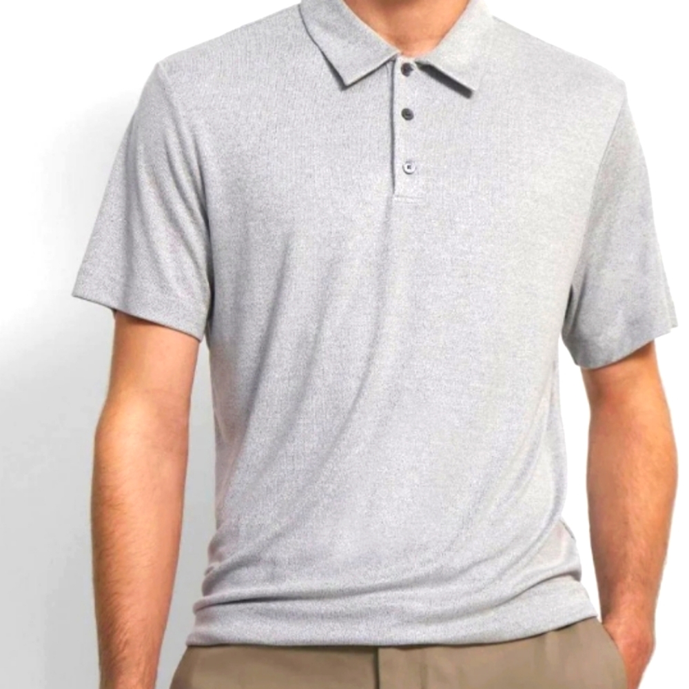 Theory Men's Bron C Anemone Knitted Polo Shirt